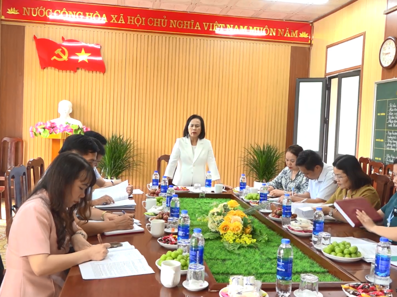 Trường PTDTBT TH Hội Hoan đón Đoàn khảo sát của Thường trực HĐND tỉnh Lạng Sơn