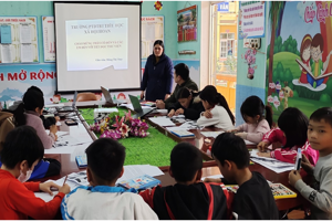 Sinh hoạt chuyên môn trường tháng 2: chuyên đề Tiết đọc thư viện