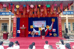 NGOẠI KHOÁ CHỦ DIỂM " THIẾU NHI VUI KHỎE - TIẾN BƯỚC LÊN ĐOÀN"